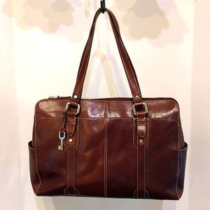 Fossil Vintage Leather Satchel